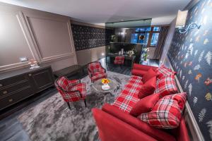 Istumisnurk majutusasutuses Hotel Spinale