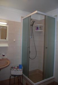 Kúpeľňa v ubytovaní Chalupa u Valiky