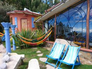 Zahrada ubytování Hostal Las Olas