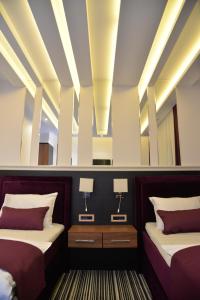 Istumisnurk majutusasutuses Hotel Prezident