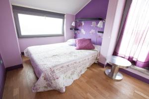 Postel nebo postele na pokoji v ubytování Axia Terme B&B, 4 min dal Centro Storico - PARK privato