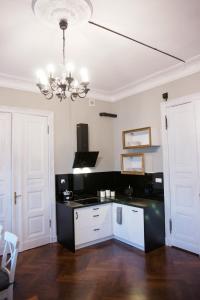 Kjøkken eller kjøkkenkrok på Wilhelmstadt Apartment 90m - PARKING