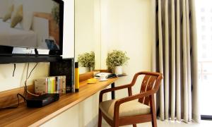 TV a/nebo společenská místnost v ubytování Star 3 Hotel and Residence
