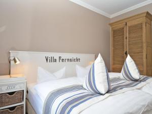 Postel nebo postele na pokoji v ubytování Villa Fernsicht - Apt. 08