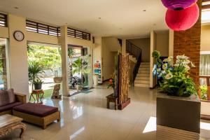 Posezení v ubytování Svarna Suites Seminyak