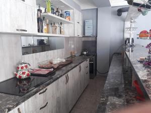 Cucina o angolo cottura di Guest House Khergiani