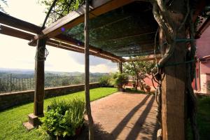 A garden outside Villa il Pino by VacaVilla