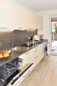 Η κουζίνα ή μικρή κουζίνα στο Landhaus Antonia