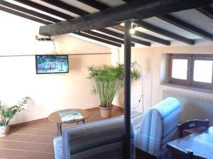 TV a/nebo společenská místnost v ubytování Casa Vacanze Valdicciola