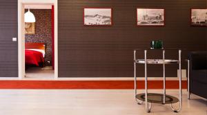 Giường trong phòng chung tại Residence Arx & Wellness