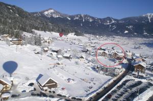 appartementen Haus Bergblick during the winter