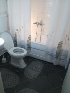 Ένα μπάνιο στο The Most Central Skopje Apartment