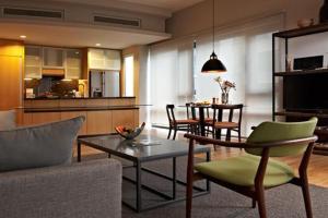 Posezení v ubytování E&O Residences Kuala Lumpur