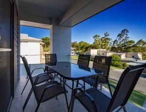 A balcony or terrace at Executive Home Accommodation 34