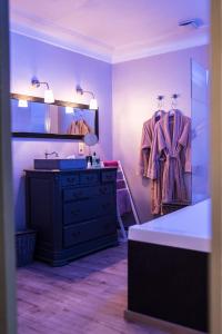Kuchyň nebo kuchyňský kout v ubytování B&B A Dream City spa & Massages