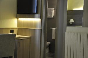 Koupelna v ubytování Hotel Est Piombino