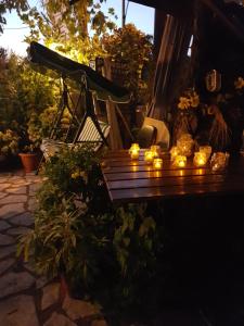 A garden outside Nontas Home