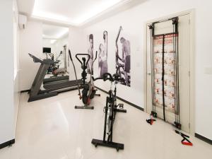 Fitness centrum a/nebo fitness zařízení v ubytování Grand Hotel Tepatitlán