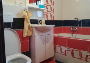 Vannituba majutusasutuses Apartmány Lucie