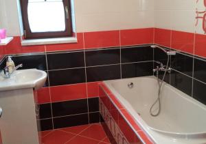 Vannituba majutusasutuses Apartmány Lucie