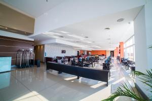 Un restaurant u otro lugar para comer en Gala Hotel y Convenciones