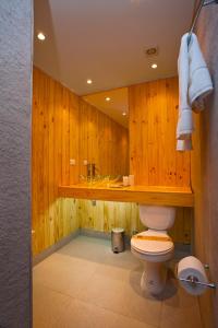 Koupelna v ubytování Hotel Ilaia