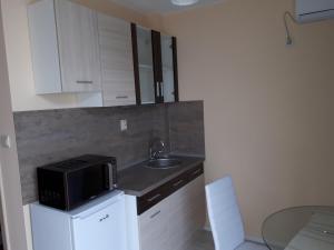 A kitchen or kitchenette at Apart Hotel Ravda