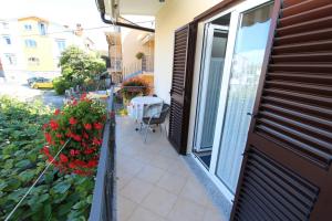 Balkón nebo terasa v ubytování Apartments Milka