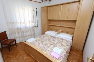 Postel nebo postele na pokoji v ubytování Apartments Milka