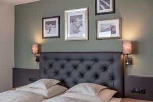 Postel nebo postele na pokoji v ubytování Apartmenthaus Enzian Hochsölden