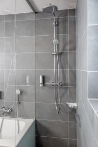 Koupelna v ubytování Apartmenthaus Enzian Hochsölden
