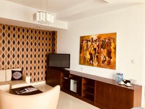Μια τηλεόραση ή/και κέντρο ψυχαγωγίας στο Pefaco Hotel Maya Maya