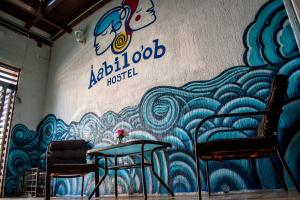 Khu vực ghế ngồi tại Hostel Áabilo'ob