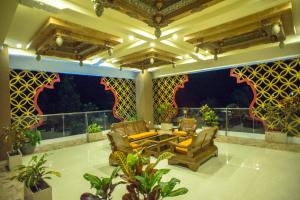 
The lobby or reception area at Java Village Resort
