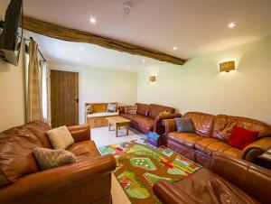 Et opholdsområde på Dale House Farm Cottage