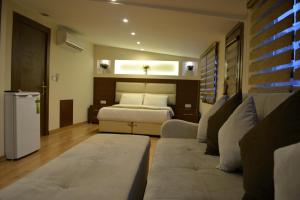 Postel nebo postele na pokoji v ubytování Seven Days Hotel - İstanbul