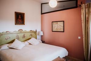 Кровать или кровати в номере Cortijo Santa Clara