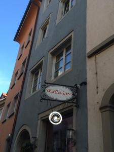 a building with a sign on the side of it at Zum grünen Lindenbaum Z5C in Konstanz