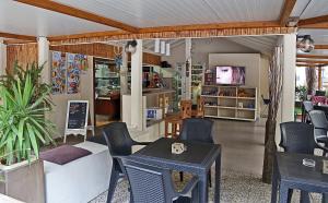 A seating area at Camping Eden
