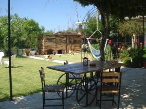 A garden outside Iron House
