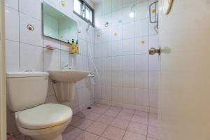 Koupelna v ubytování Jia Xiang Lin Guan Hai Homestay