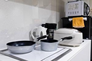 Kuchyň nebo kuchyňský kout v ubytování House In Azabu