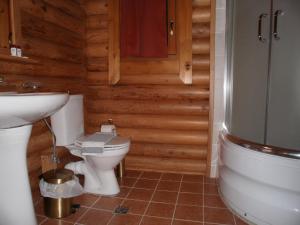 Koupelna v ubytování Stivakti Chalet + 30 fotografií
