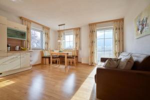Istumisnurk majutusasutuses Gästehaus Weber