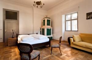 Posezení v ubytování Residence Fink Central Apartments