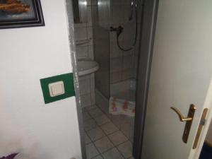 エーベルスヴァルデ・フィノーにあるHeegemühler-Hofのバスルーム(シャワー、トイレ付)