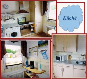 Kuchyň nebo kuchyňský kout v ubytování Ferienhaus "Finkennest"