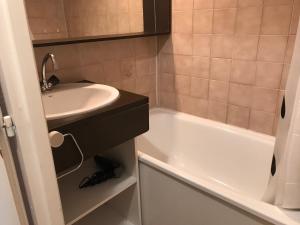 Koupelna v ubytování Appartement Chamrousse le Vernon