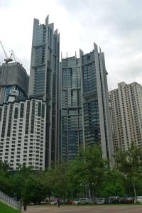 a group of tall buildings in a city at Exclusive The Troika Luxury Apartment in Kuala Lumpur