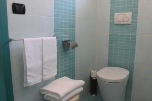 Koupelna v ubytování Hotel Miramare